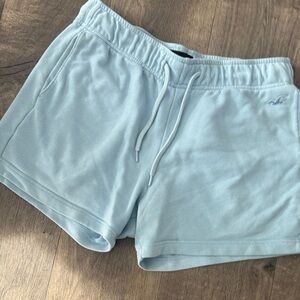 Hollister Women's Sky Blue Athletic Shorts